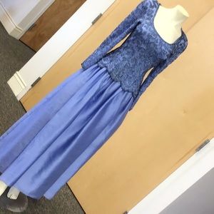 Oleg Cassini silk formal dress